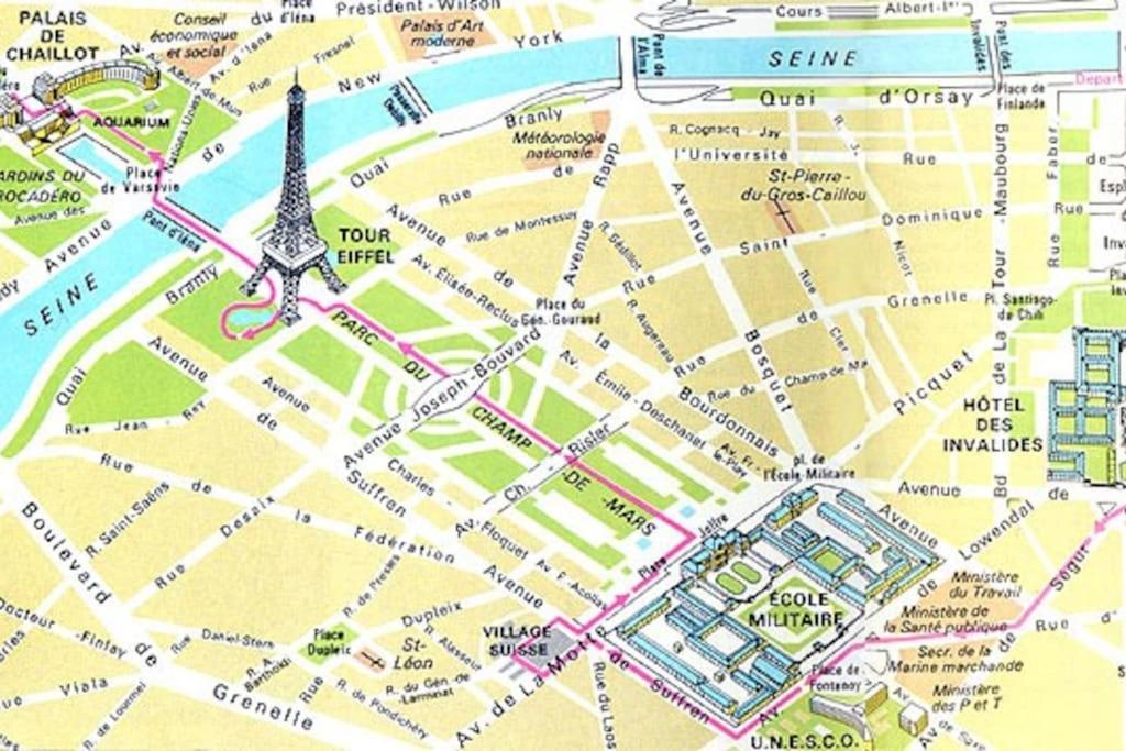 Studio Chic Paris Tour Eiffel Near Eiffel Tower 7Th Floor 외부 사진